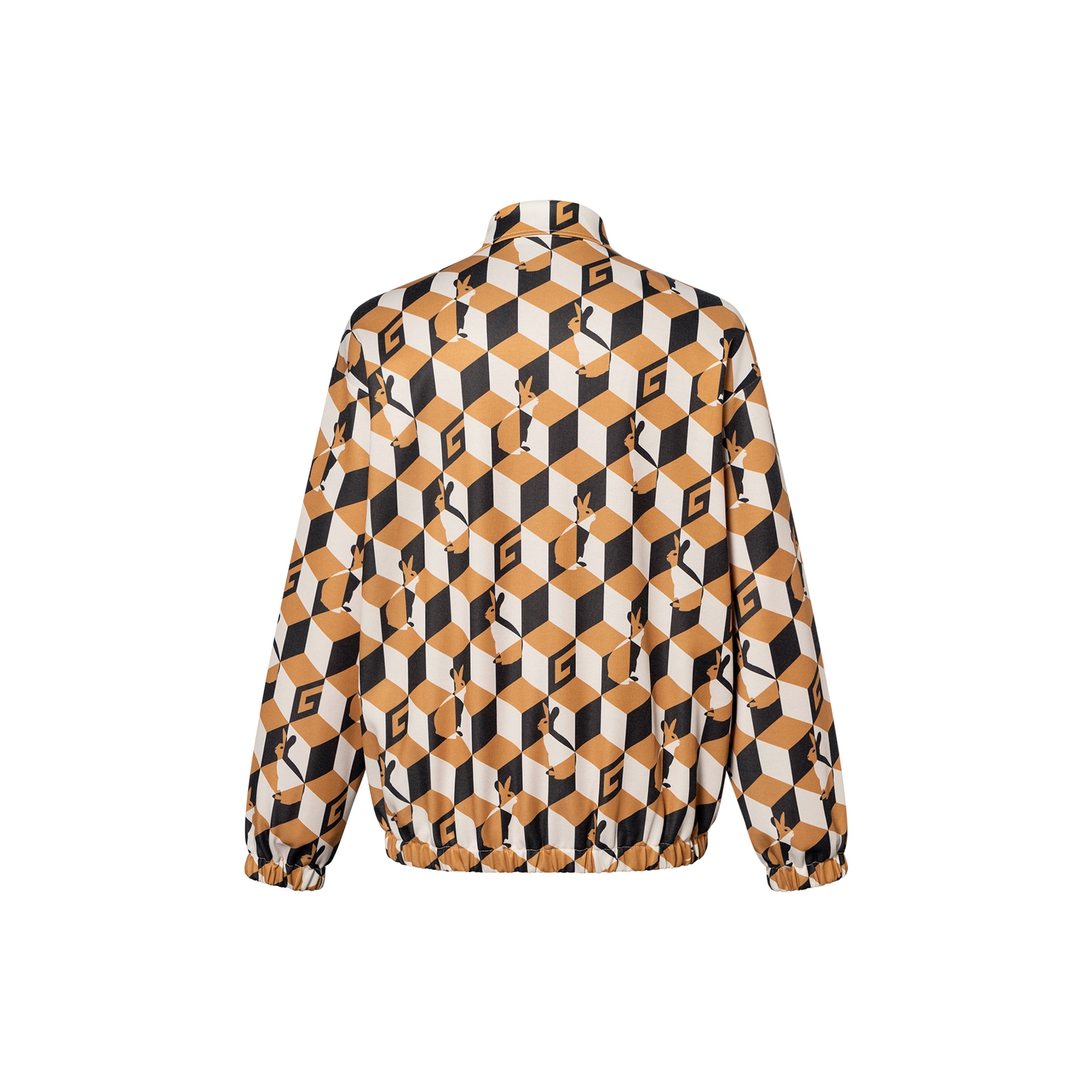 Gucci SS23 Diamond Print Jacket Yellow — фото 1