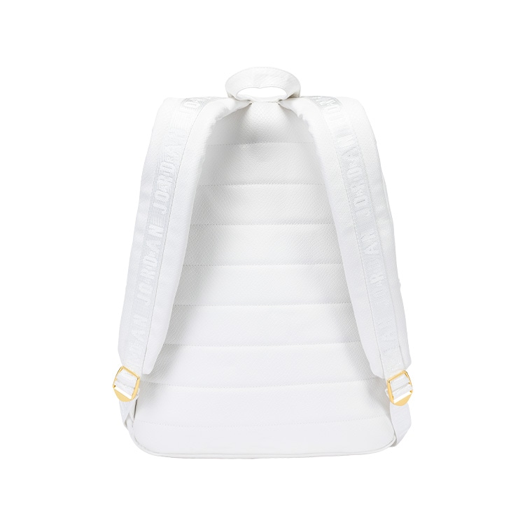 Jordan Snake Pattern Backpack White Gold — фото 3