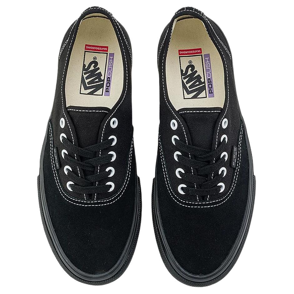Vans Skate Authentic Black White — фото 2