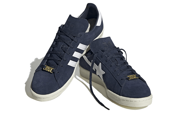 adidas originals A BATHING APE x adidas Campus 80S Navy — фото 2