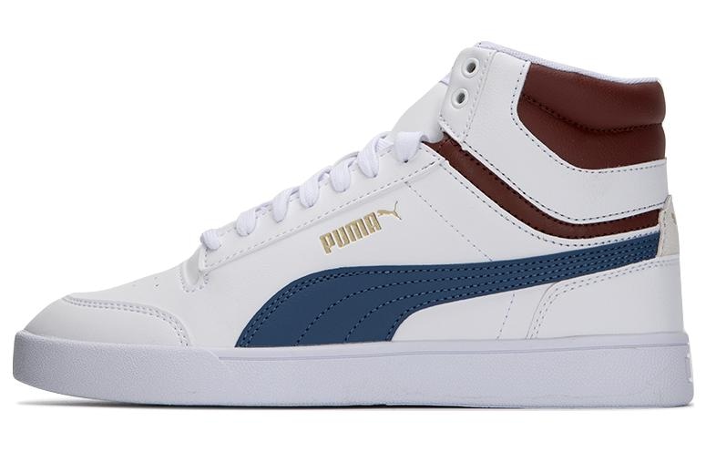 Кроссовки Puma Shuffle Mid White Brown Blue