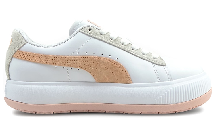 Puma Suede Mayu White Orange — фото 1