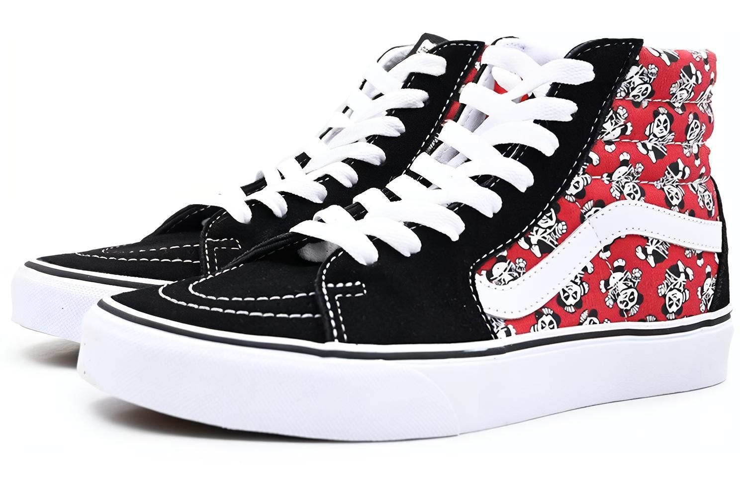 Vans SK8 High Black Red — фото 2