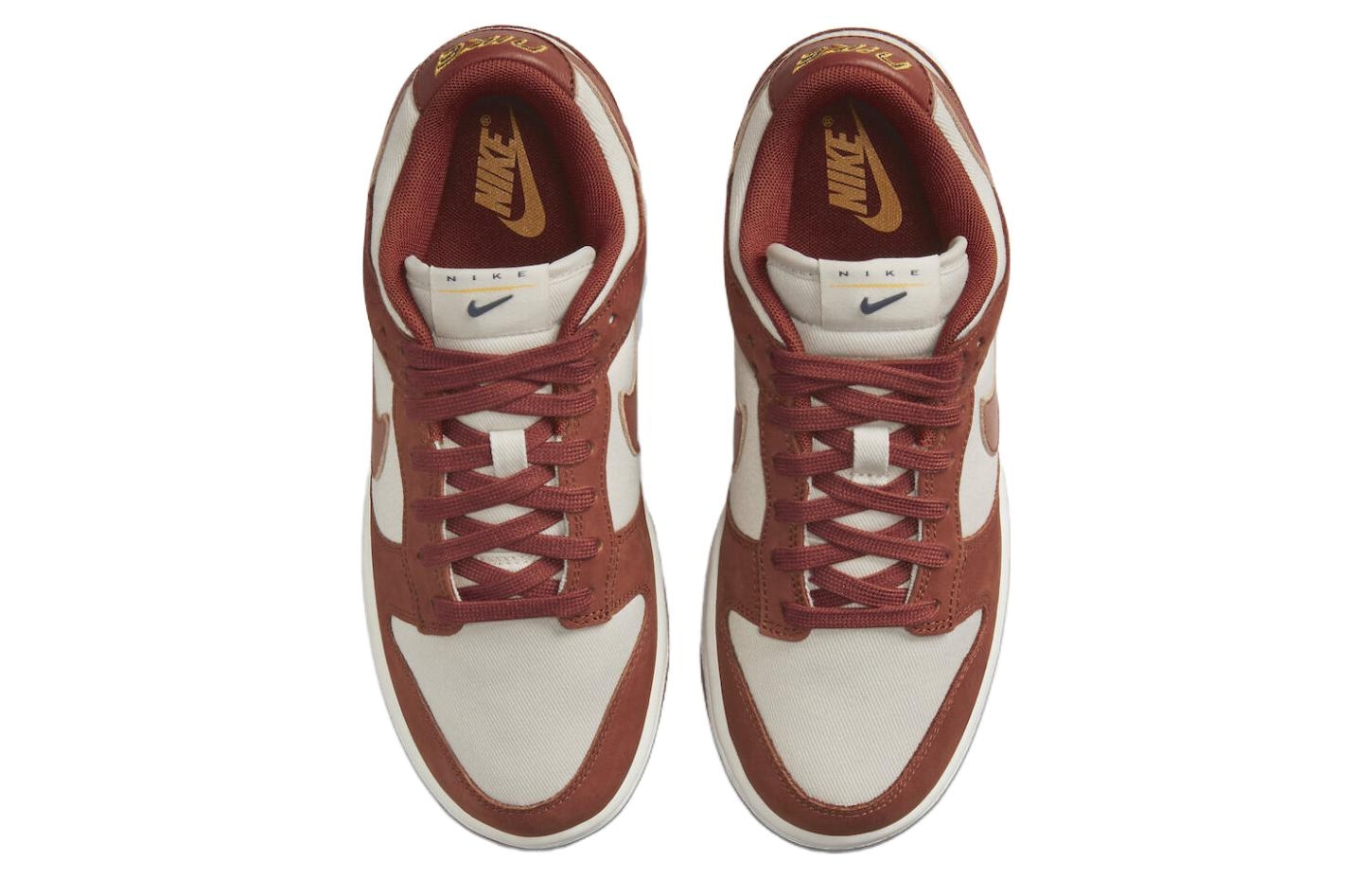 Nike Dunk Low "Light Orewood Brown and Rugged Orange" — фото 3