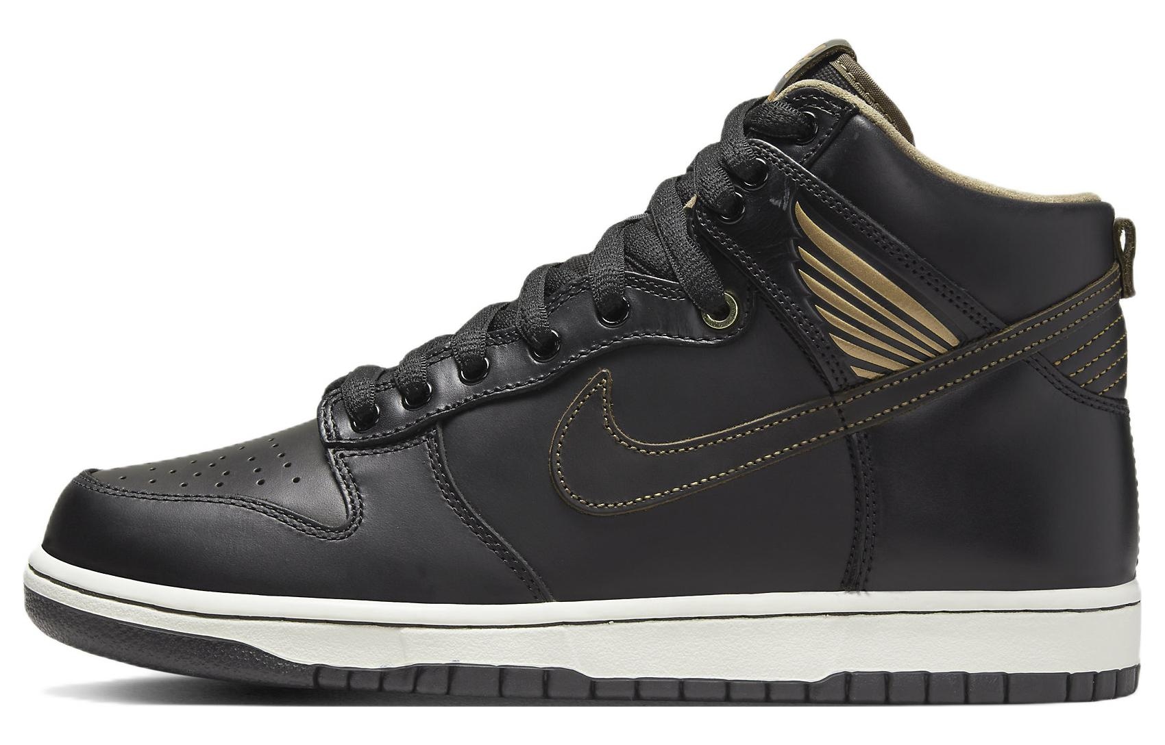 Кроссовки Pawnshop x Nike Dunk SB High Black Gold