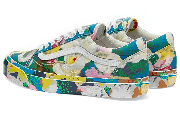 Vans KENZO x Vans Old Skool Blue Green White — фото 3