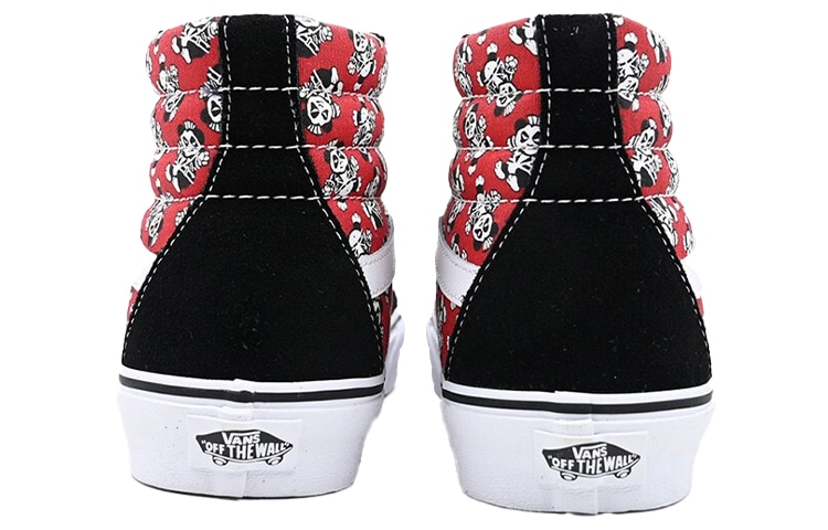 Vans SK8 High Black Red — фото 3