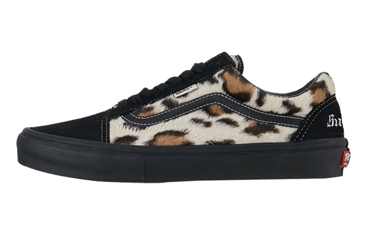 Кроссовки Supreme x Vans Old Skool Leopard Black