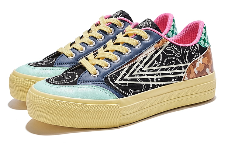 Feiyue Кроссовки (Арт. FXY-895T黑/棕/绿) — фото 3