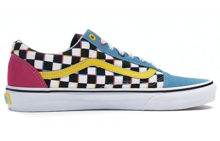 Vans Old Skool Blue Yellow — фото 1