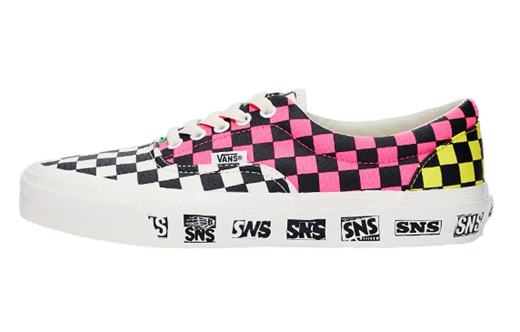 Кроссовки Vans Sneakersnstuff x Vans Era Lx Pink Green