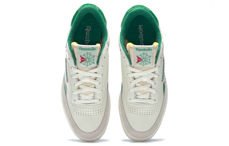 Reebok Club C 85 White Green — фото 4
