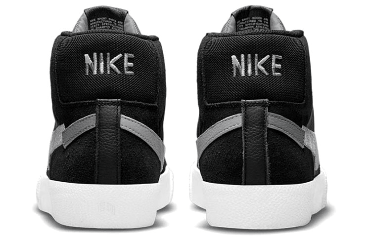 Nike Blazer Mid Black Grey — фото 4