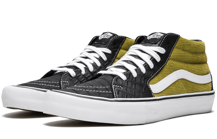 Vans Supreme x Vans SK8 Croc Corduroy Mustard — фото 2