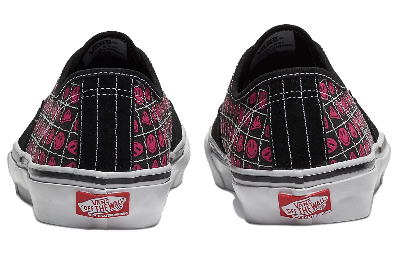 Vans Skate Authentic Black Red — фото 2