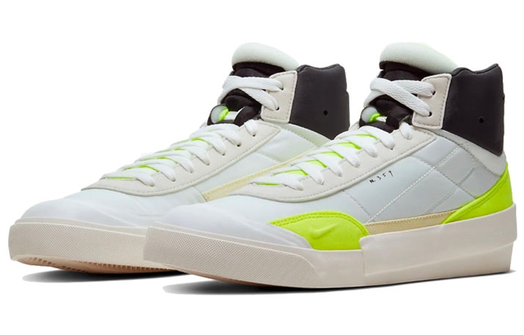 Nike Drop-Type Mid White Green — фото 2