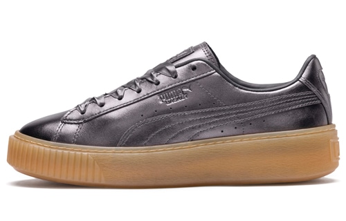 Кроссовки Puma Platform Bask Luxe Liquid Silver