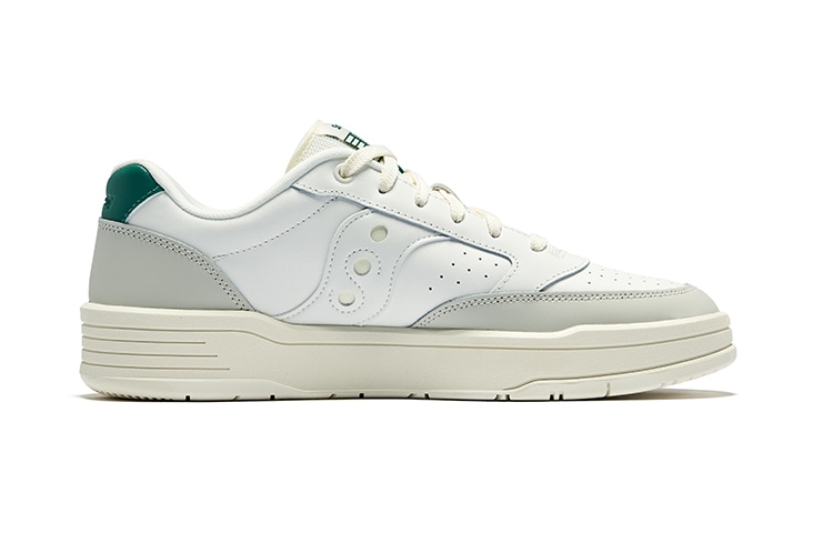 Saucony CROSS JZ White Grey Green — фото 1