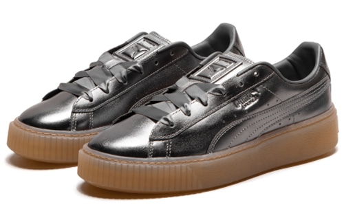 Puma Platform Bask Luxe Liquid Silver — фото 2