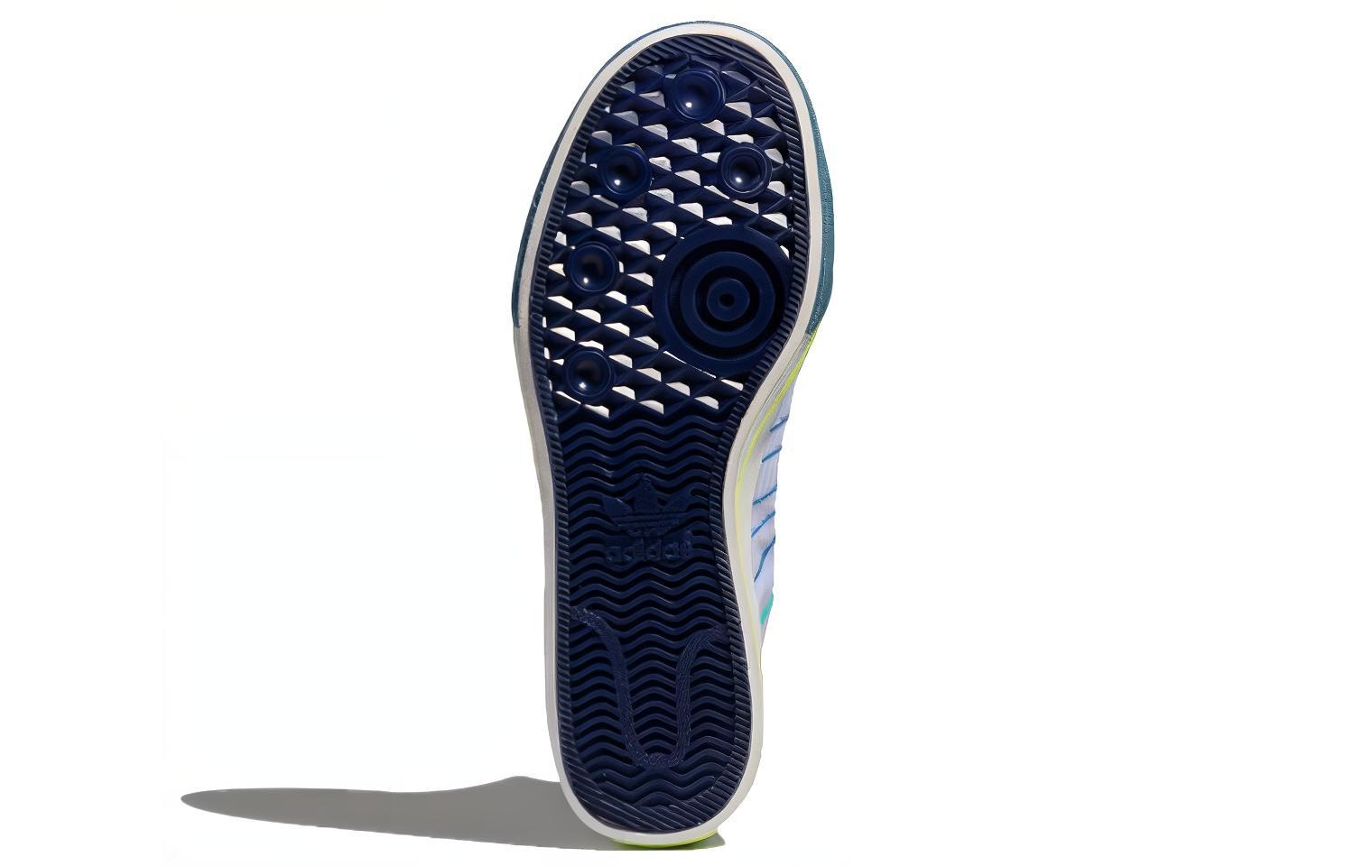Adidas Nizza Hi RF White Blue — фото 5