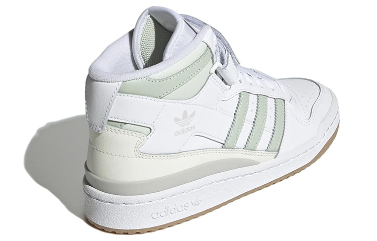 adidas originals adidas Forum Mid White Green — фото 3
