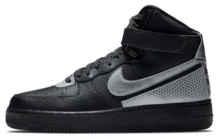 Кроссовки Nike Air Force 1 07 LV8 3M High Silver Black