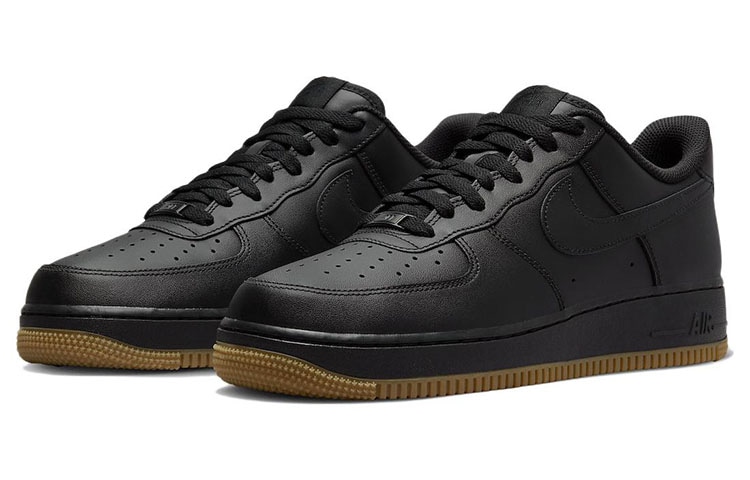 Nike Air Force 1 "Black Gum" — фото 2