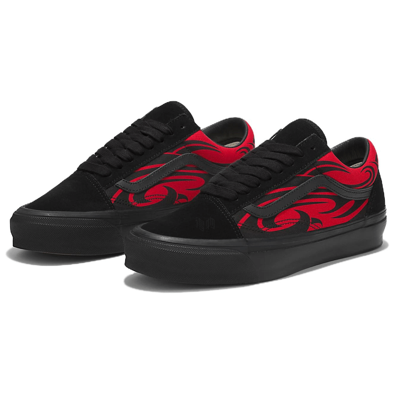 Vans Old Skool Black Red — фото 1
