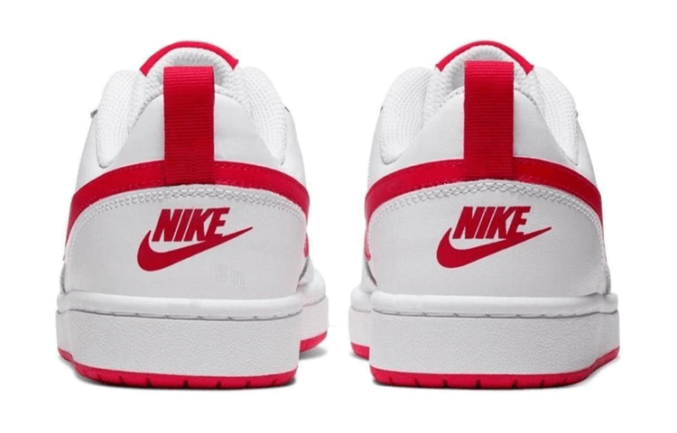 Nike Court Borough Low 2 White Red — фото 3