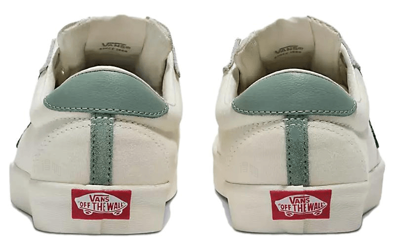 Vans Sport Low White Green — фото 2