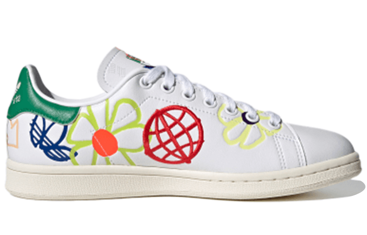 adidas originals Stan Smith White Green Red — фото 1