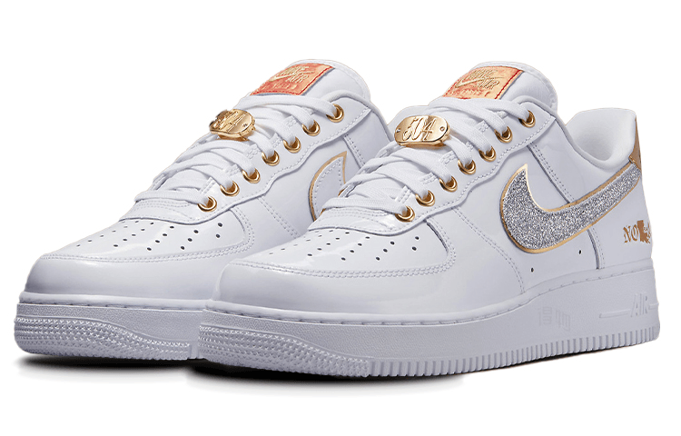 Nike Air Force 1 Low NOLA White Gold — фото 2