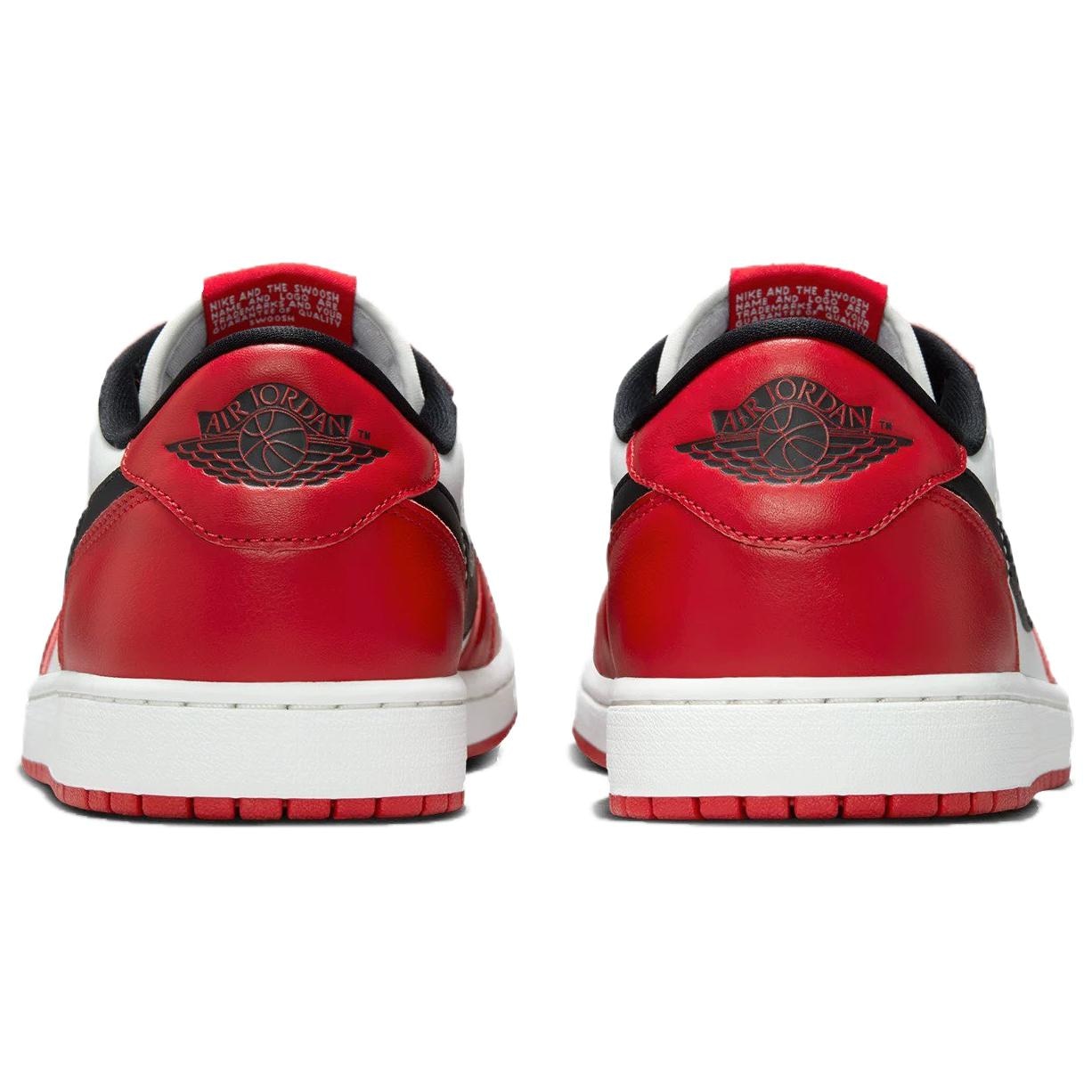 Jordan Air Jordan 1 Retro Low OG Black Muslin Varsity Red — фото 4