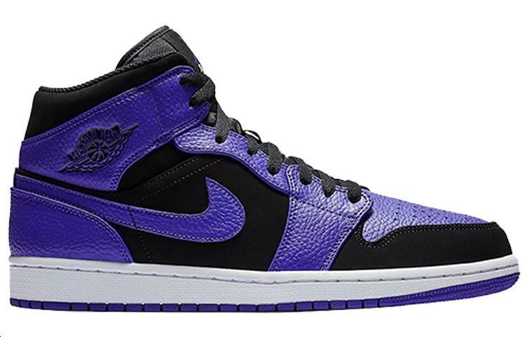 Jordan Air Jordan 1 Mid Black Dark Concord — фото 2