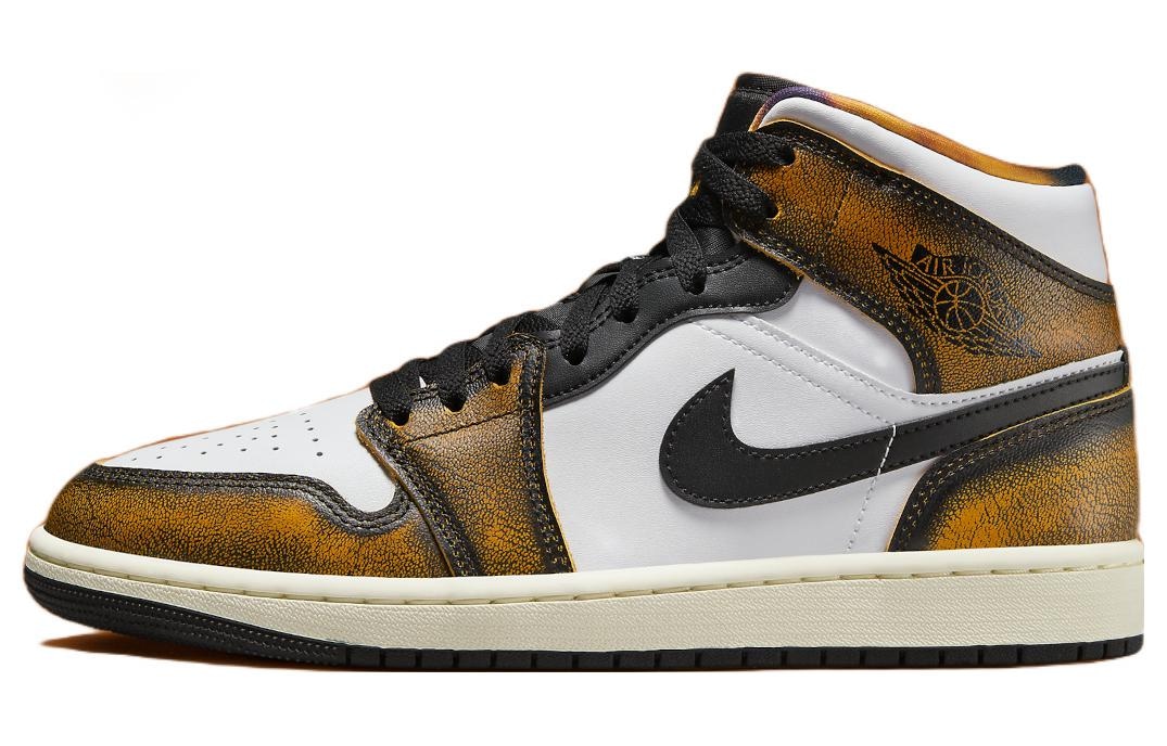Jordan Air Jordan 1 Mid SE White Yellow Black
