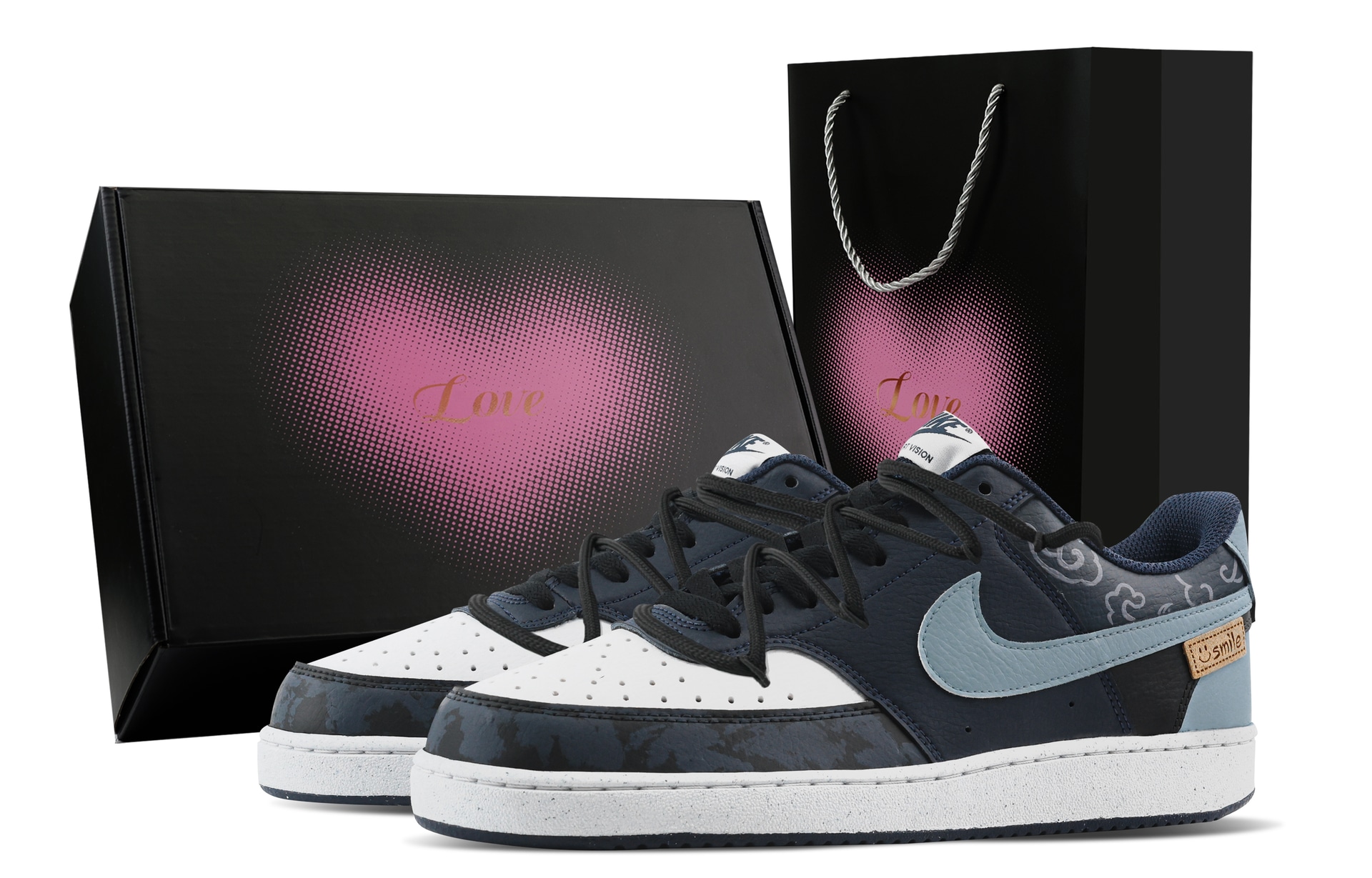 Nike Court Vision Low Blue