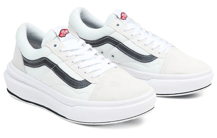 Vans Old Skool Overt Comfycush White Black — фото 2