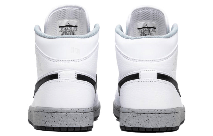 Jordan Air Jordan 1 Mid White Cement — фото 3