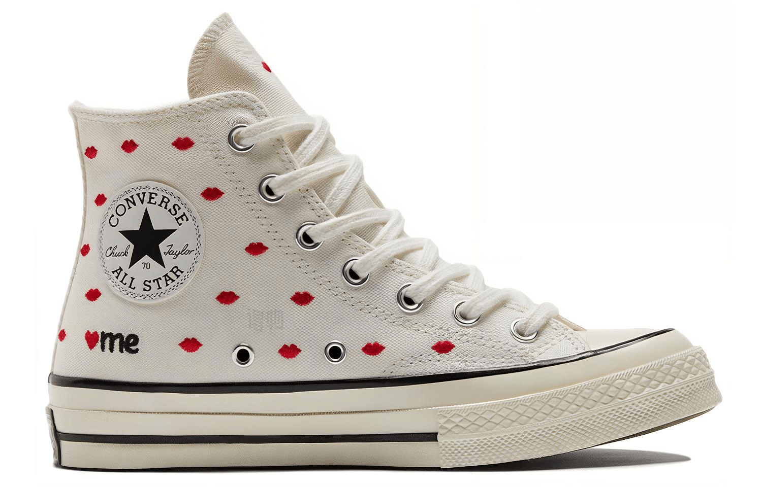 Converse 1970s Chuck Taylor All Star Valentine's Day High Top White Red — фото 1