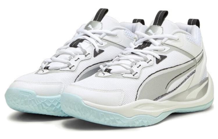 Puma Playmaker White Silver Black — фото 2