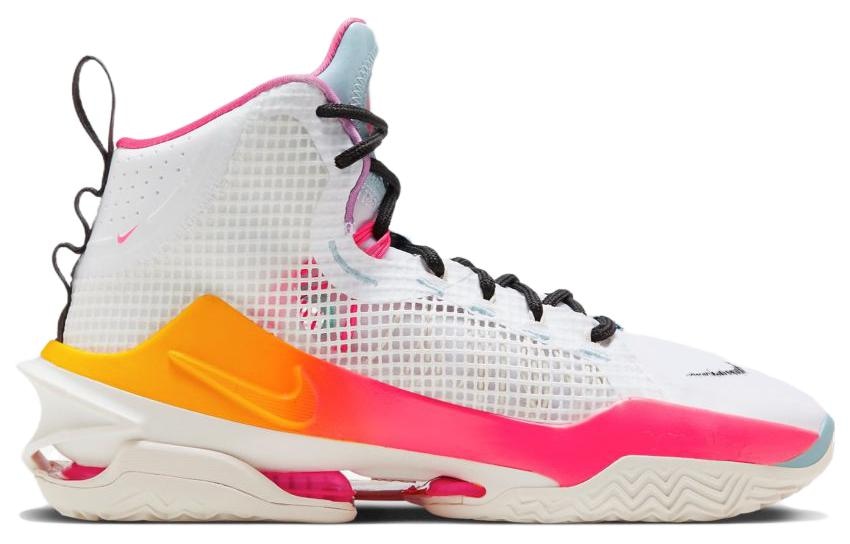 Nike Air Zoom G.T. Jump White Blue Orange — фото 1