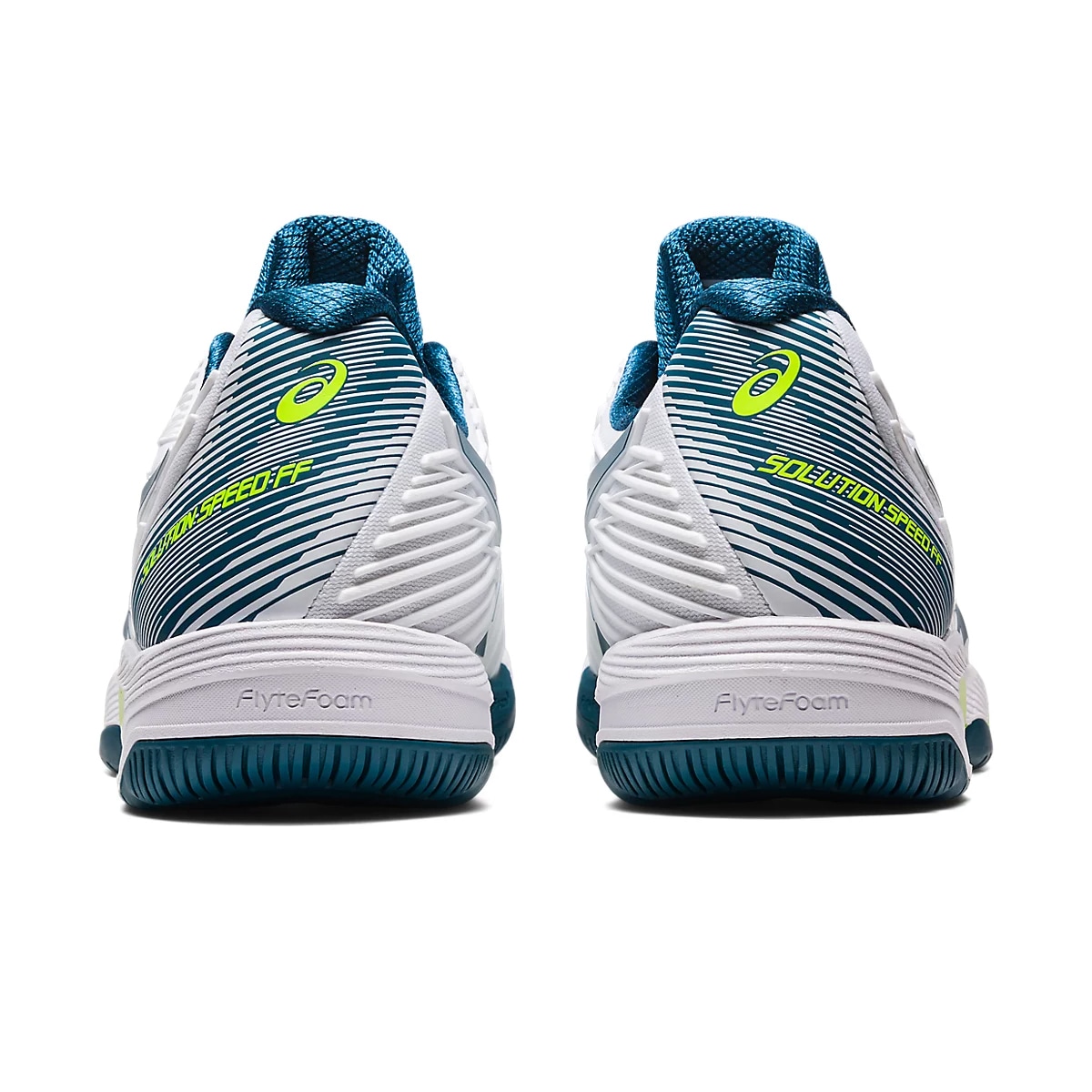 ASICS Solution Speed FF 2 White Green — фото 5