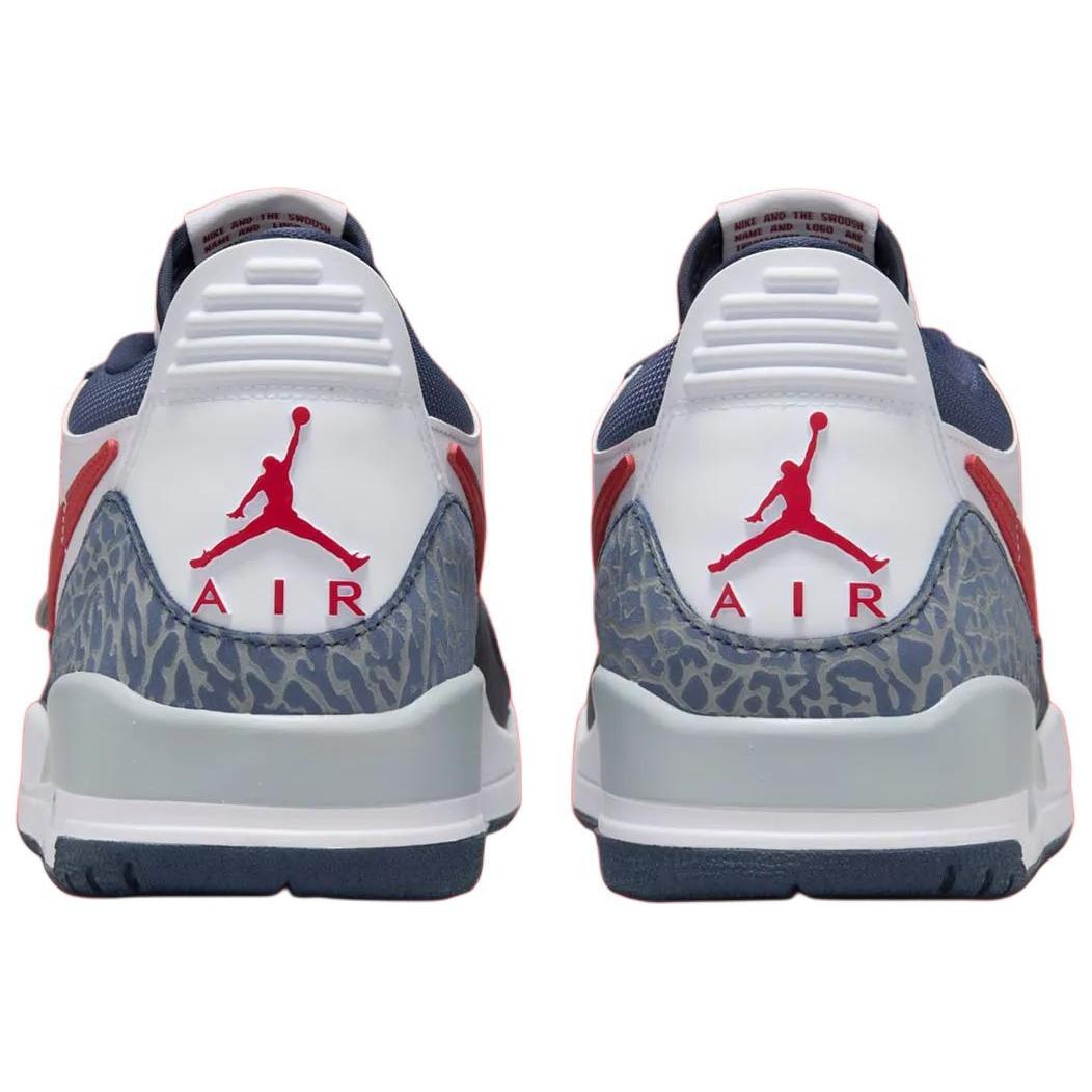 Jordan Legacy 312 Low White Blue Red — фото 4