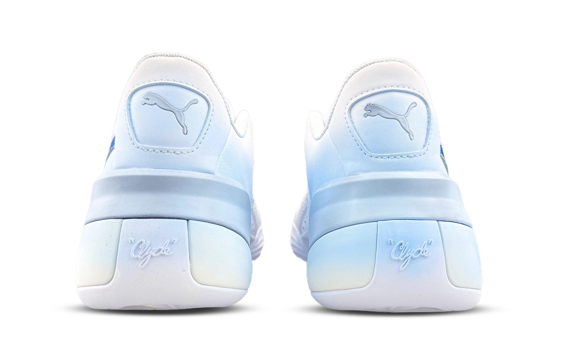 Puma Clyde Hardwood Team White Blue — фото 4