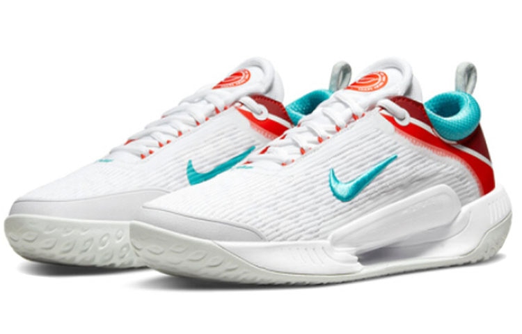 Nike Court Zoom NXT White Red — фото 2