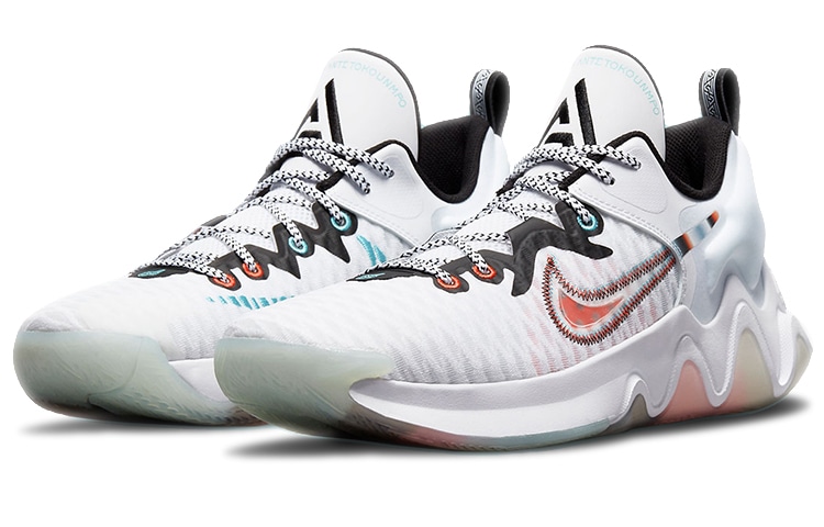 Nike Giannis Immortality Low White Pink — фото 2