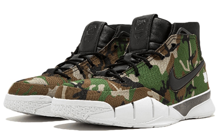 Nike UNDEFEATED x Nike Zoom Kobe 1 Protro Camo Green — фото 1