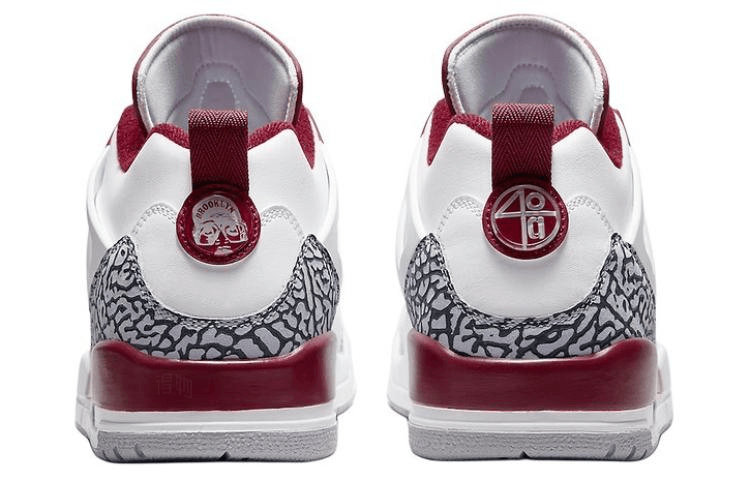 Jordan Spizike Low White Red — фото 3