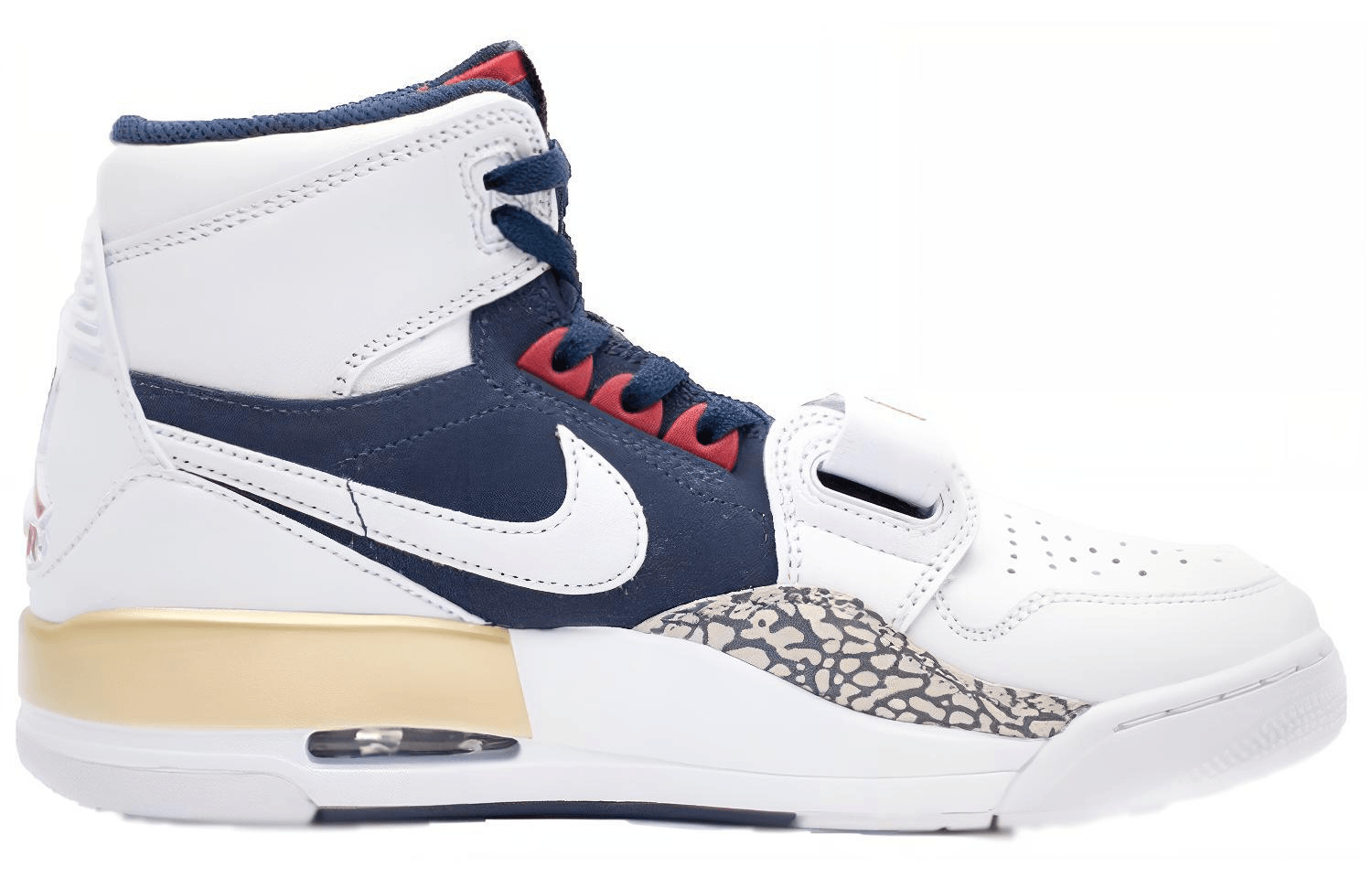Jordan Legacy 312 White Blue Gold — фото 1