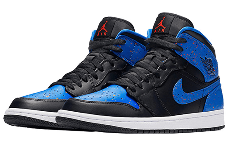 Jordan Air Jordan 1 Mid Royal Blue Speckle — фото 2